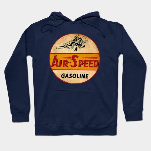 Air Speed Gas Hoodie by Midcenturydave